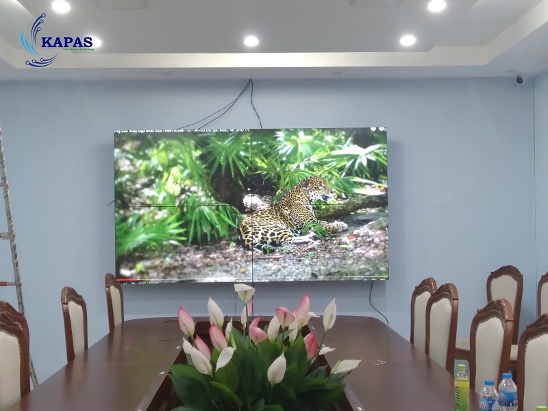MÀN HÌNH GHÉP 55 INCH CHO SỞ TT VÀ TT TỈNH BẮC GIANG